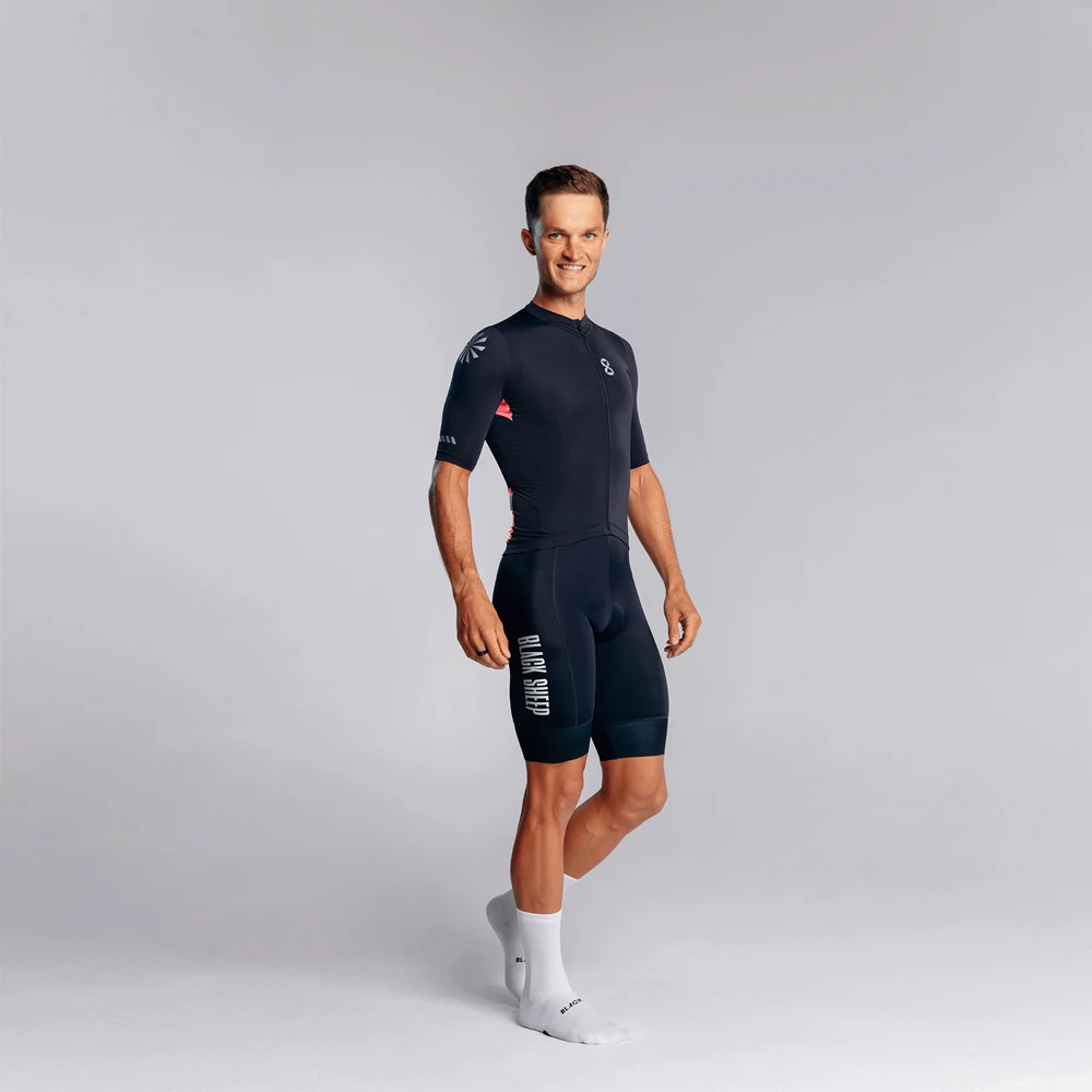 Men's Essentials TEAM Jersey - Midnight Navy Reflect 1 Men's Essentials TEAM Jersey - Midnight Navy Reflect