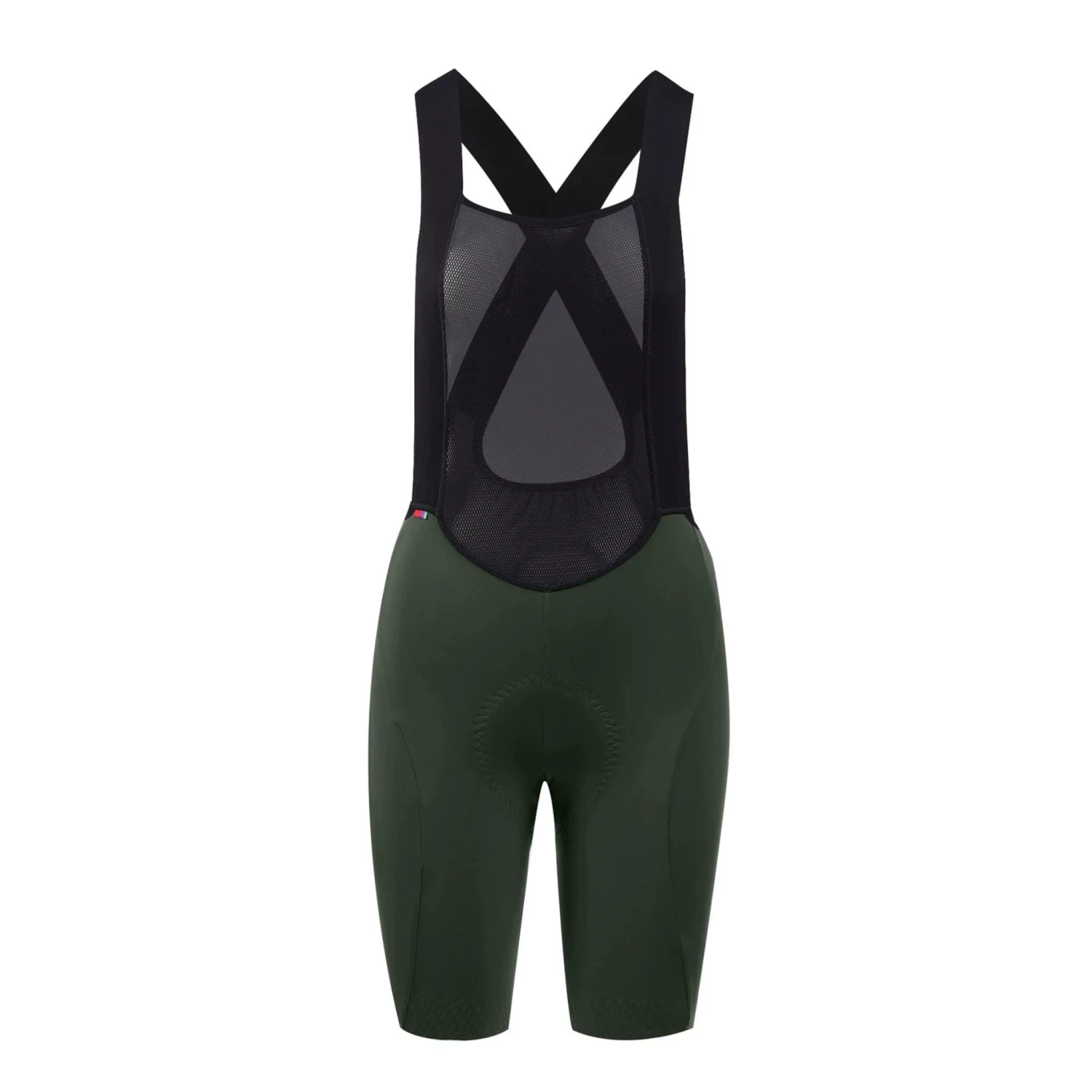 Women LUXE Bib Shorts - Dark Olive 1 Women LUXE Bib Shorts - Dark Olive