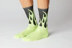 #11_08 Flames Black / Neon -Vêtements De Sport 11 08FLAMES BLACK NEON M3