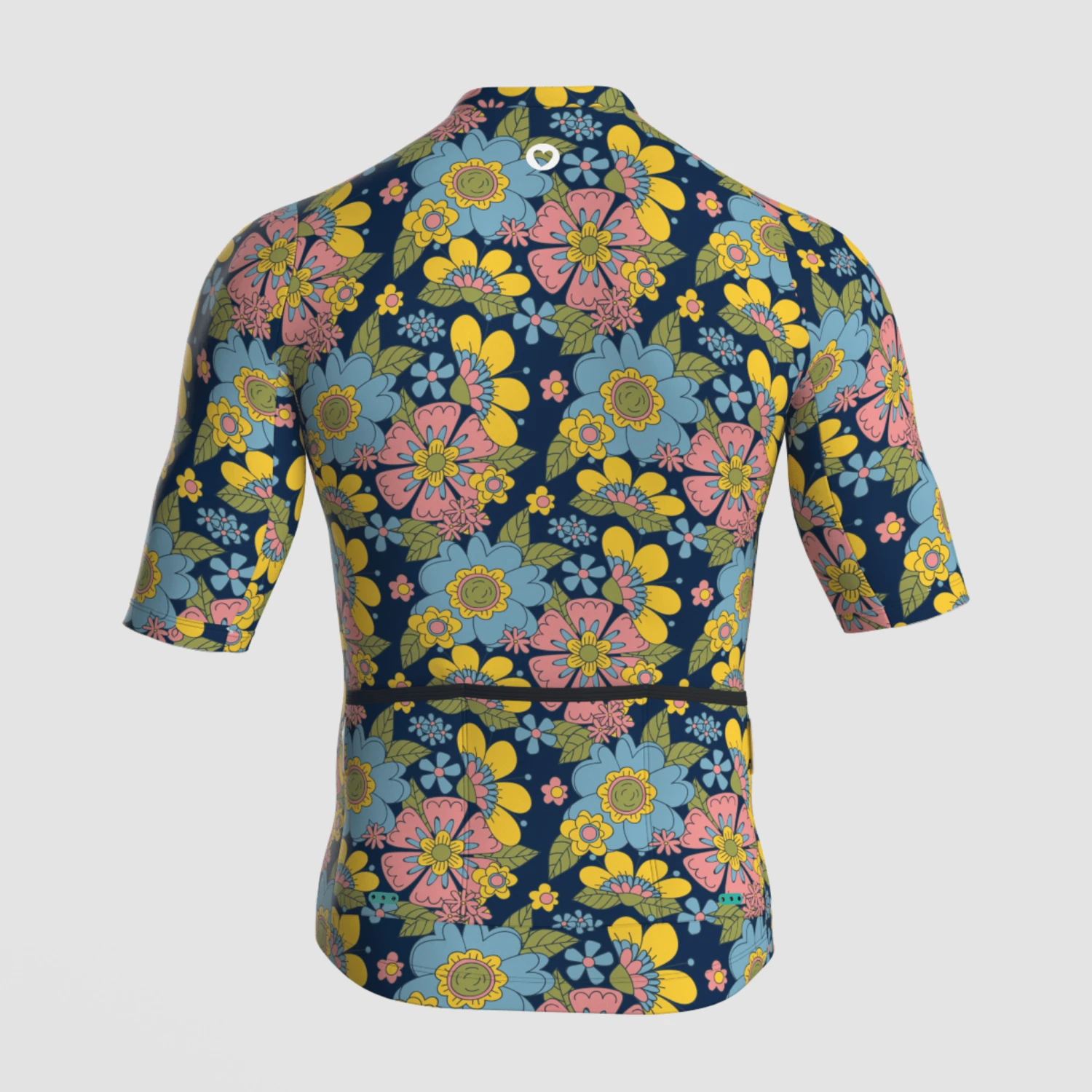 Men's Essentials TEAM Jersey - Midnight Floral 4 Men's Essentials TEAM Jersey - Midnight Floral – Image 4