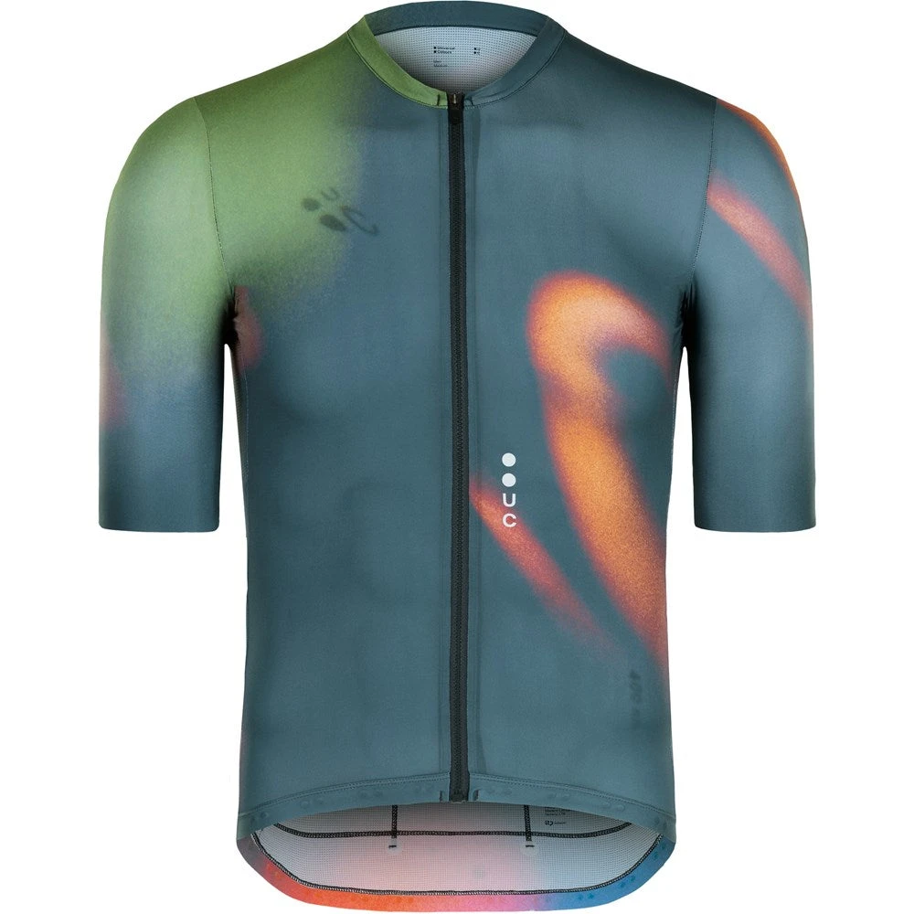 Spectrum Light Men’s Short Sleeve Jersey - Slate Grey/Multi Coloured 1 Spectrum Light Men’s Short Sleeve Jersey - Slate Grey/Multi Coloured