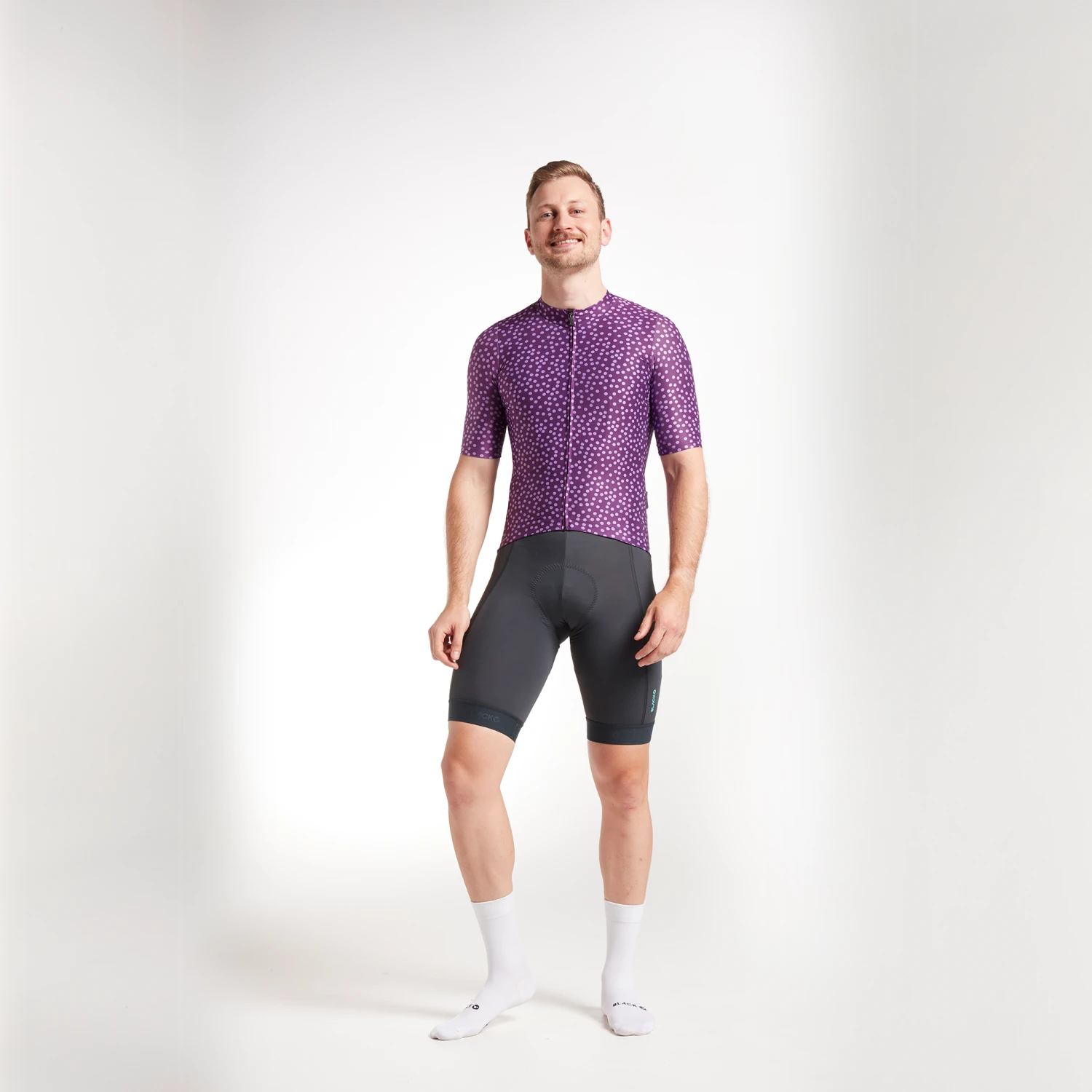 Italian Plum Dots Essentials TEAM Men's Jersey 4 Italian Plum Dots Essentials TEAM Men's Jersey – Image 4