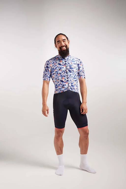 Sakura Blue Essentials TEAM LTD Men's Jersey 2 Sakura Blue Essentials TEAM LTD Men's Jersey – Image 2