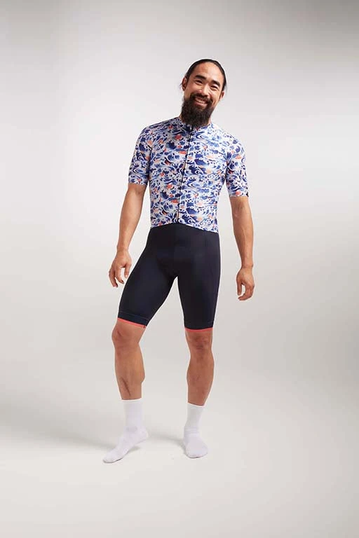 Sakura Blue Essentials TEAM LTD Men's Jersey 3 Sakura Blue Essentials TEAM LTD Men's Jersey – Image 3