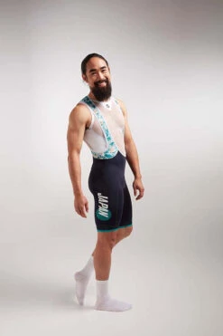 Sakura Green Essentials TEAM LTD Men's Bib 6 Sakura Green Essentials TEAM LTD Men's Bib -Vêtements De Sport 21.04.29 BSC LTDJAPAN TEAL BIB MALE 0006