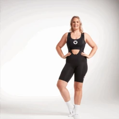 Black WMN Seamless Women's Bib