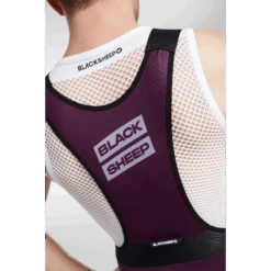 Italian Plum RACING Seamless Men's Bib And Brace -Vêtements De Sport 21.12.10 BSC RACING bib PLUM 0390pl