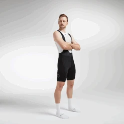 Black RACING Seamless Men's Bib And Brace -Vêtements De Sport 21.12.10 BSC RACING bib black 0485