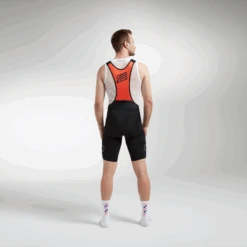 Black RACING Seamless Men's Bib And Brace -Vêtements De Sport 21.12.10 BSC RACING bib black 0495