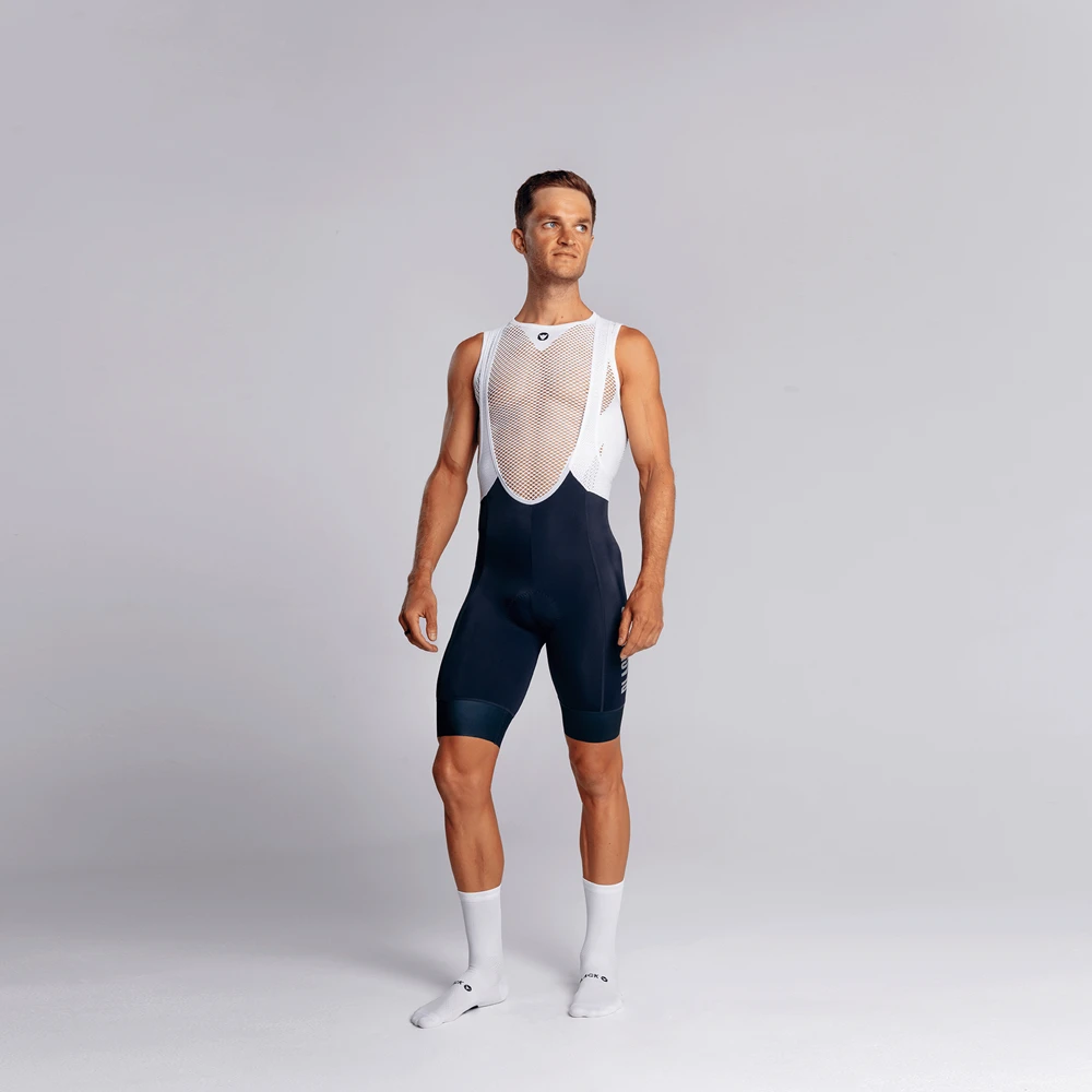 Men's Essentials TEAM Bib 2.0 - Navy Reflect 1 Men's Essentials TEAM Bib 2.0 - Navy Reflect