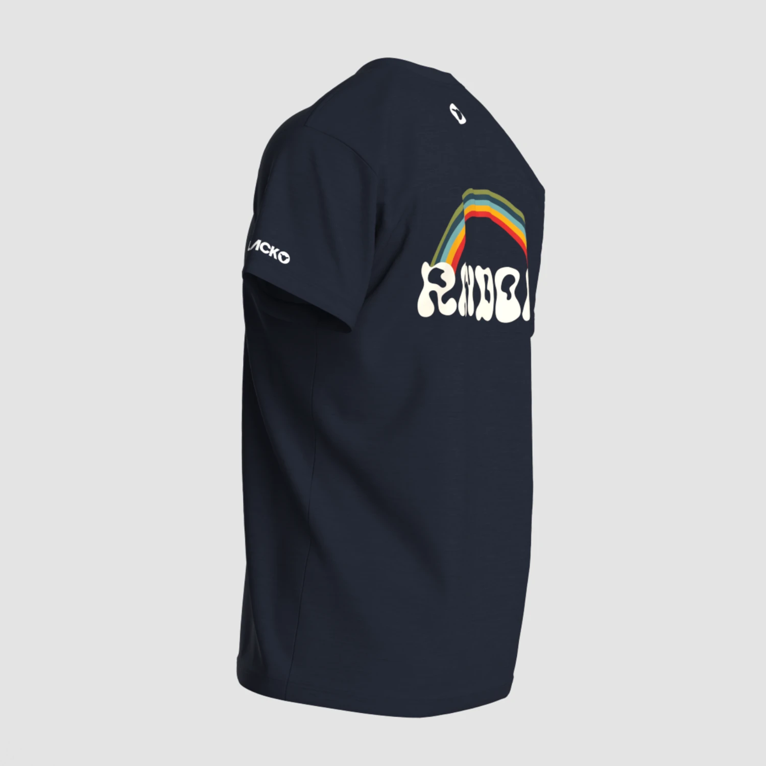 Inactivewear Crew Tee - Midnight Floral 3 Inactivewear Crew Tee - Midnight Floral – Image 3