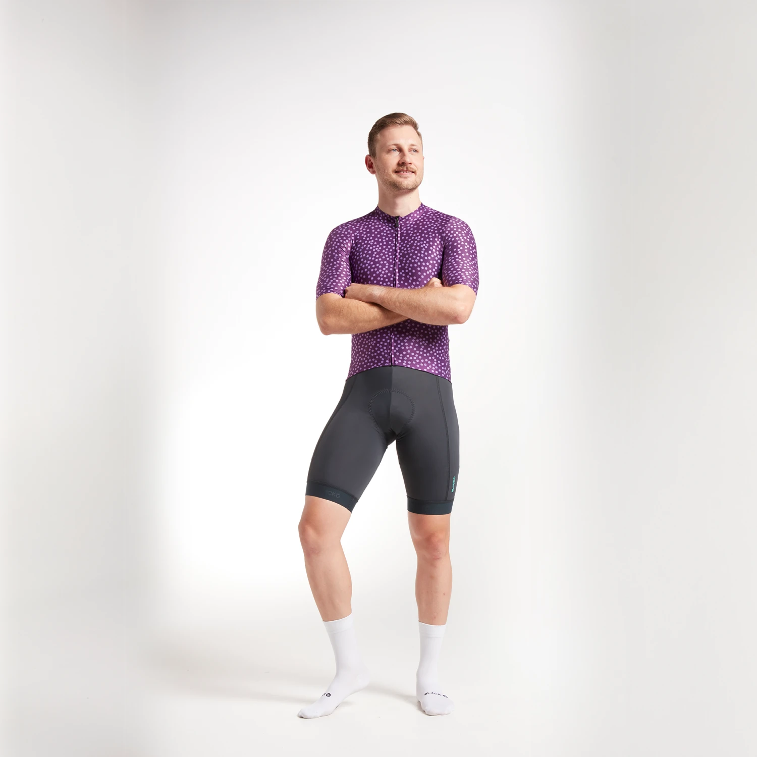 Italian Plum Dots Essentials TEAM Men's Jersey 1 Italian Plum Dots Essentials TEAM Men's Jersey