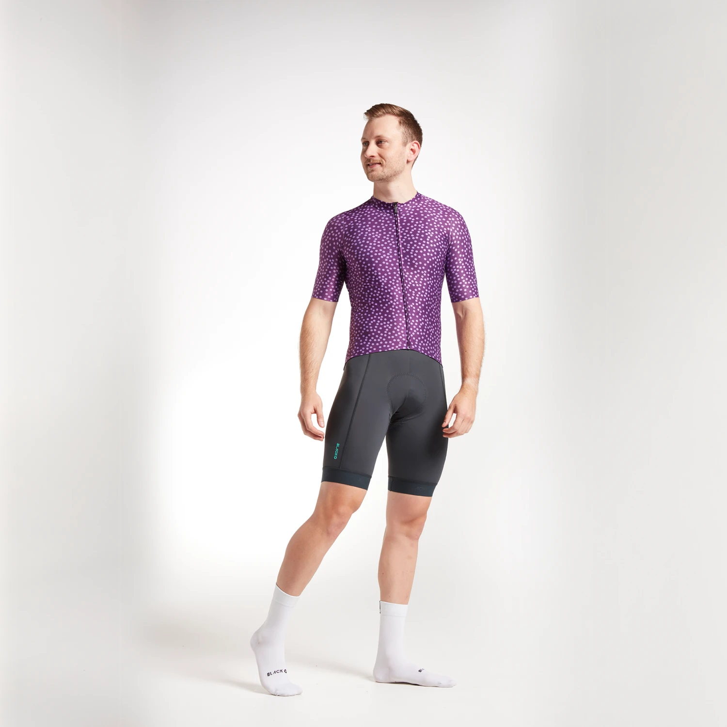 Italian Plum Dots Essentials TEAM Men's Jersey 2 Italian Plum Dots Essentials TEAM Men's Jersey – Image 2