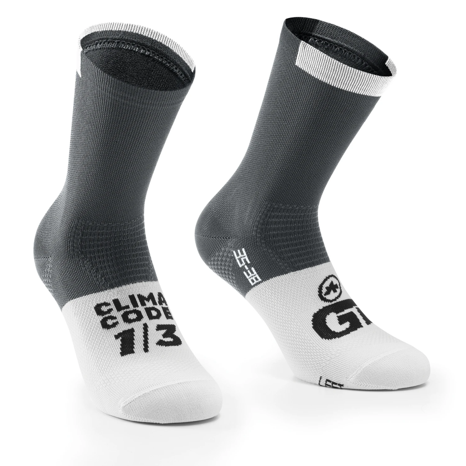 Assos Torpedo Grey GT Socks C2 1 Assos Torpedo Grey GT Socks C2