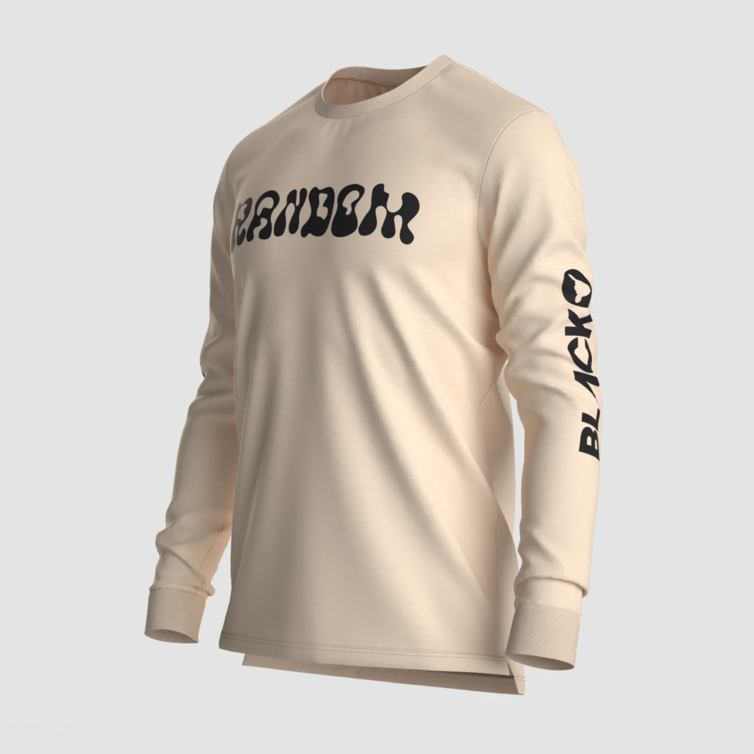 Inactivewear Crew LS Tee - Green 2 Inactivewear Crew LS Tee - Green – Image 2