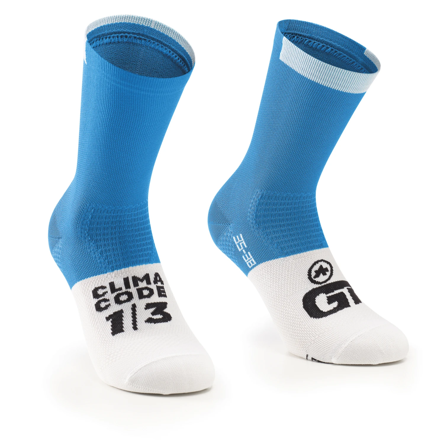 Assos Cyber Blue GT Socks C2 1 Assos Cyber Blue GT Socks C2