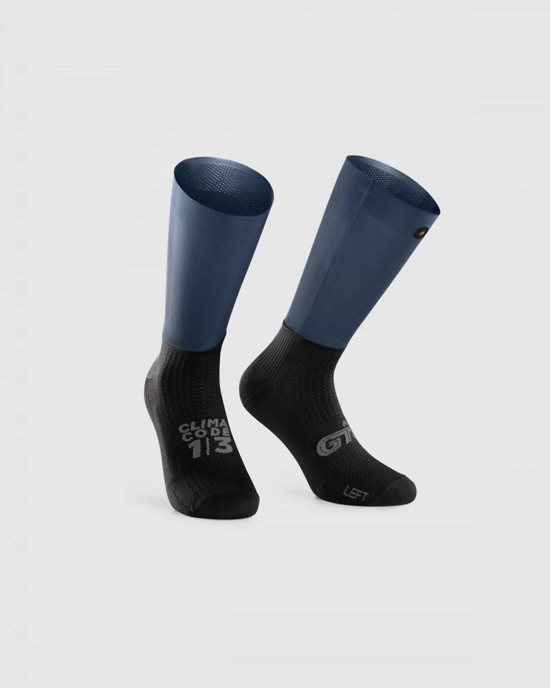 Assos Yubi Blue GTO Socks 1 Assos Yubi Blue GTO Socks