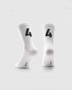 Assos Holy White Poker Socks 4