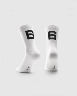 Assos Holy White Poker Socks 6