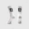 Assos Holy White Poker Socks 9
