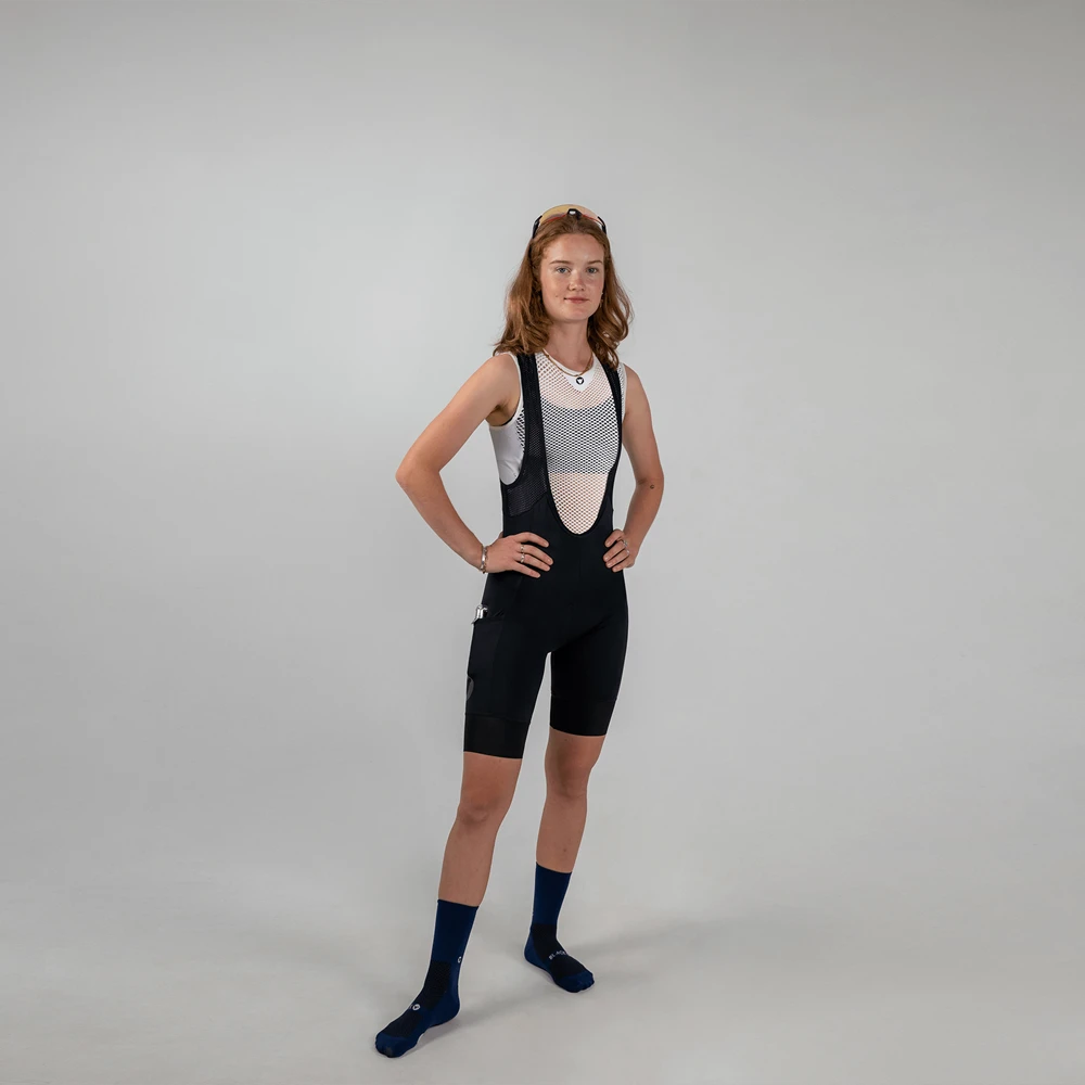 Women's ADV Cargo Bibs - Black 1 Women's ADV Cargo Bibs - Black