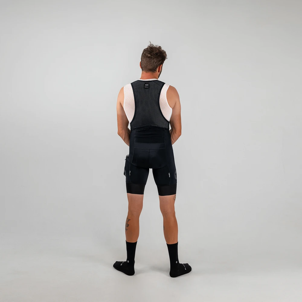 Men's ADV Cargo Bibs - Black 2 Men's ADV Cargo Bibs - Black – Image 2