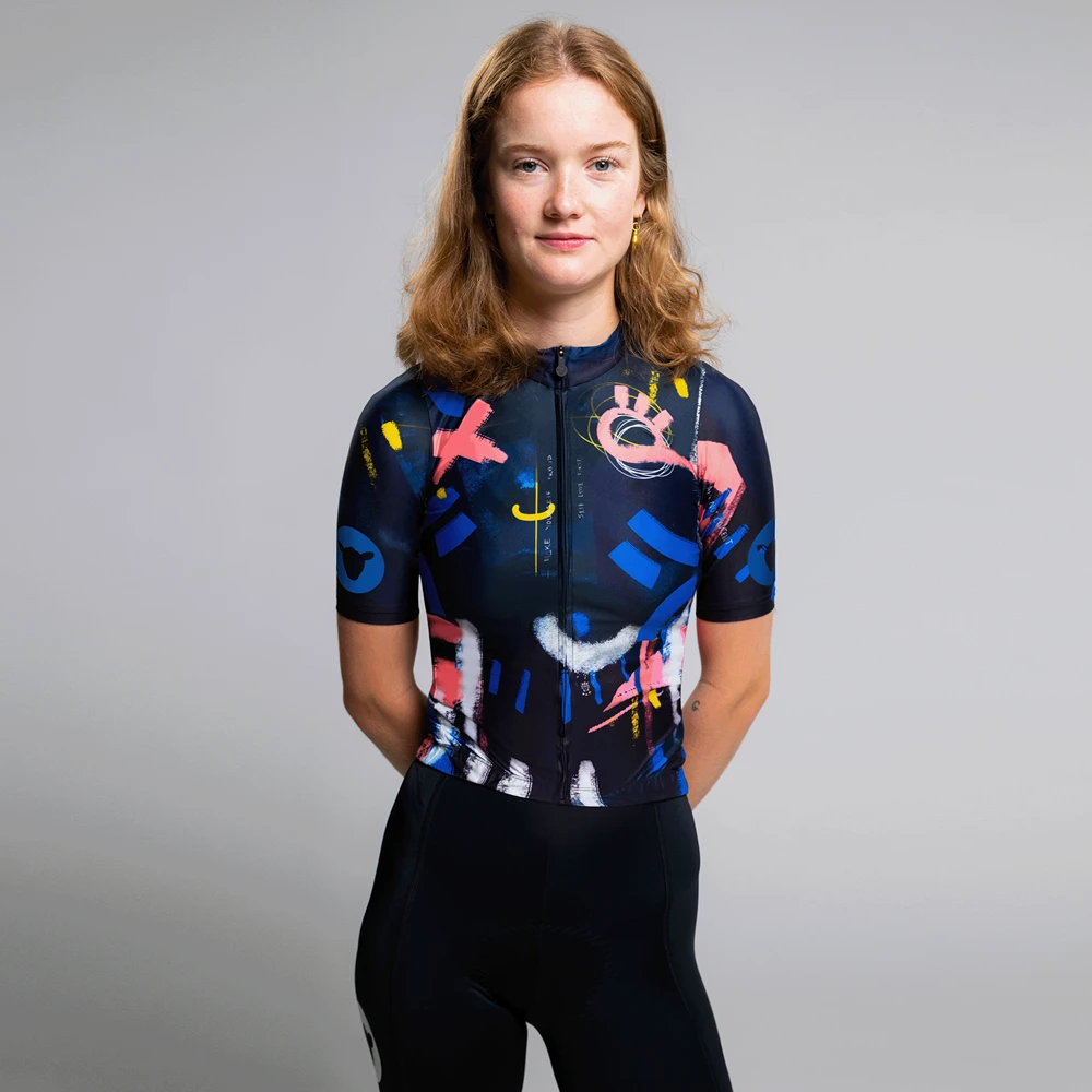 Women's Essentials TEAM Jersey - Make Art 1 Women's Essentials TEAM Jersey - Make Art