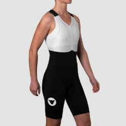 Black Body Women's Bib 6 Black Body Women's Bib -Vêtements De Sport BlackSheepCycling Black Body Women CyclingBib SideView VeloVeloSingapore