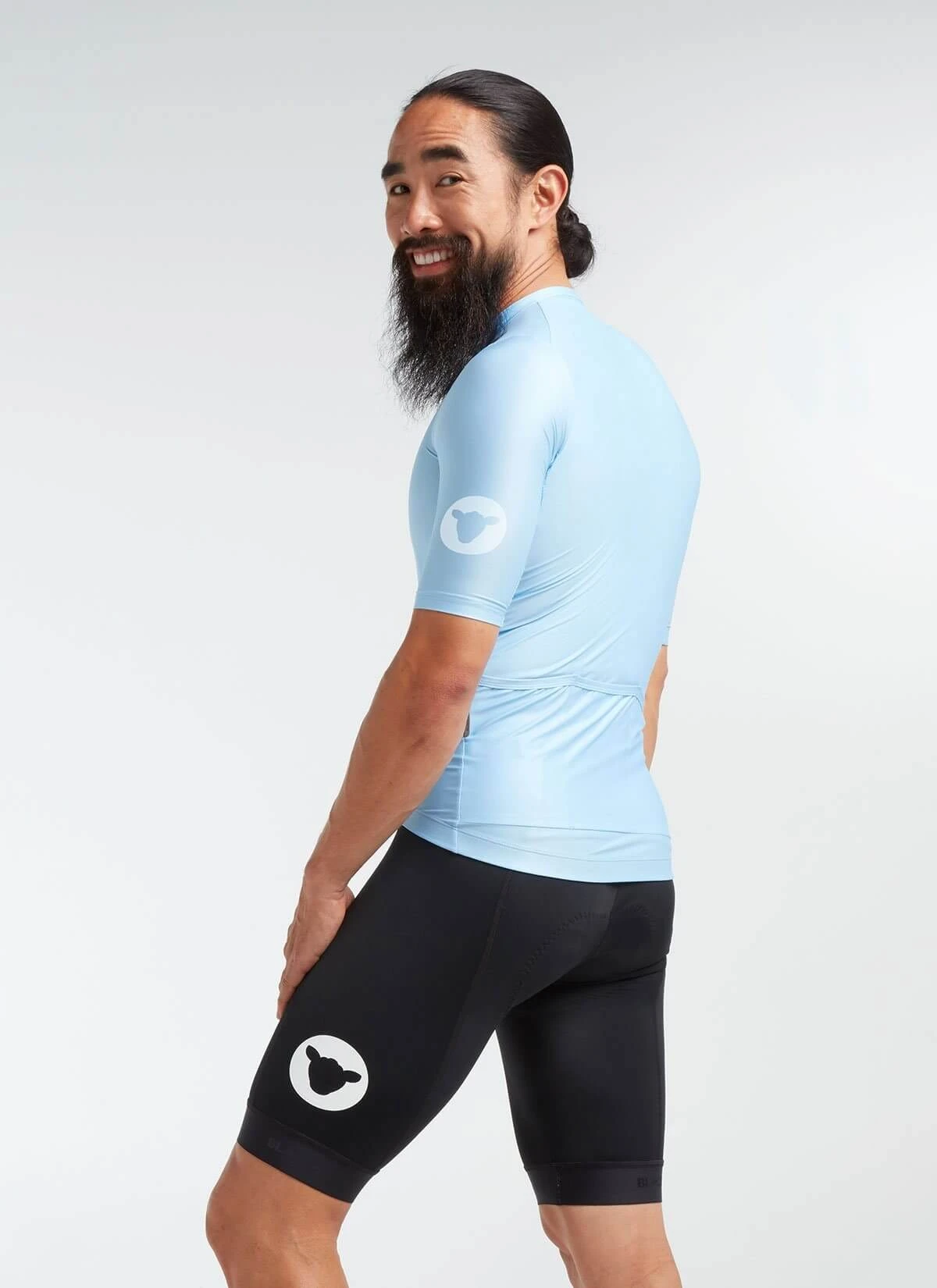 Vista Blue Essentials TEAM Men's Jersey 4 Vista Blue Essentials TEAM Men's Jersey – Image 4