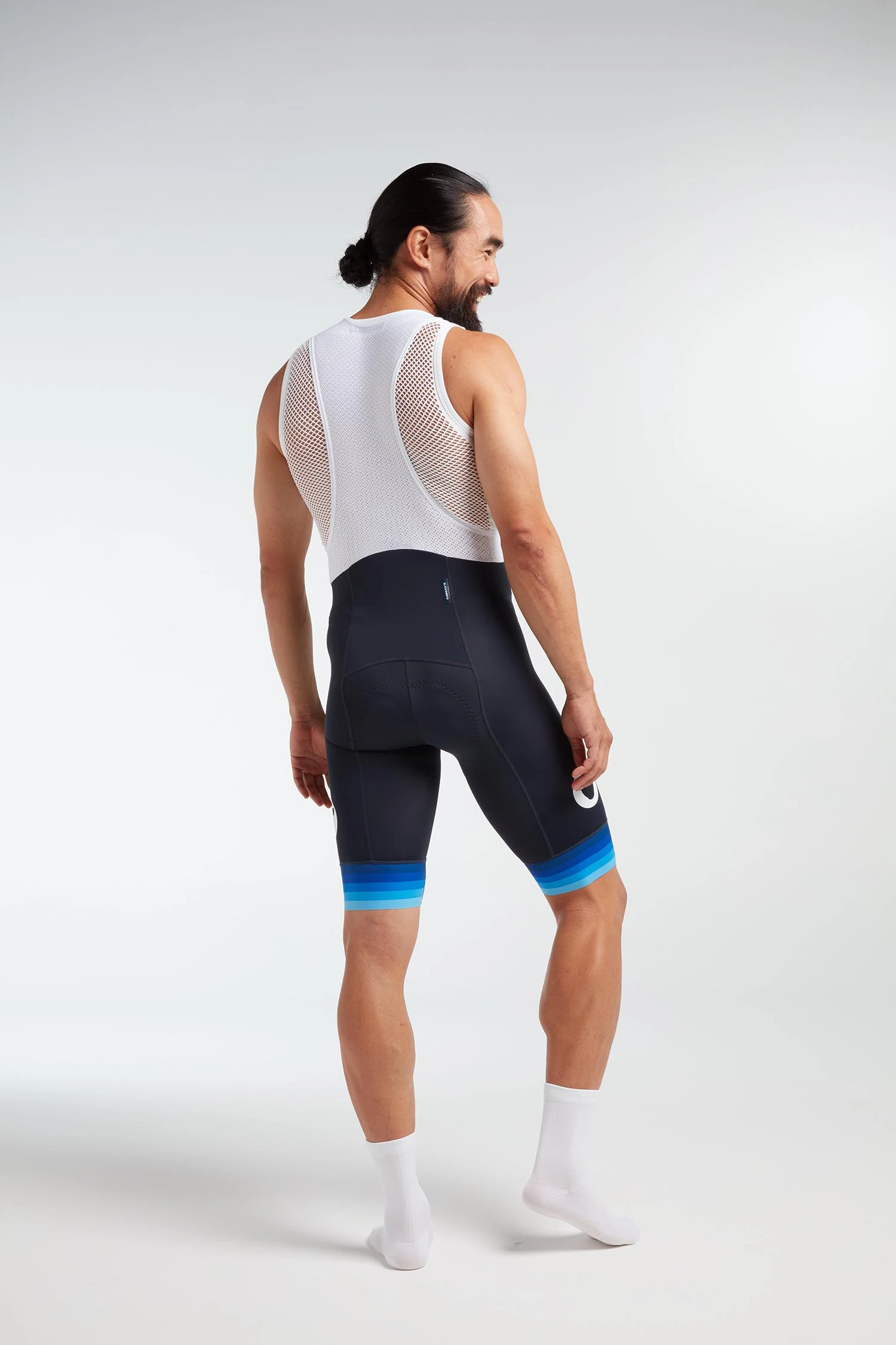 Navy Blue Stripe Essentials Tour Men's Bib – Image 4