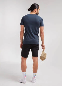 Navy Logo Men's Crew Tee -Vêtements De Sport C Back 20.09.03 BSC CASUAL M CREW NAVY TEE SS 0005