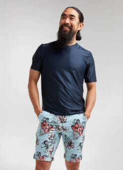 Navy LTD Aloha Tech Tee