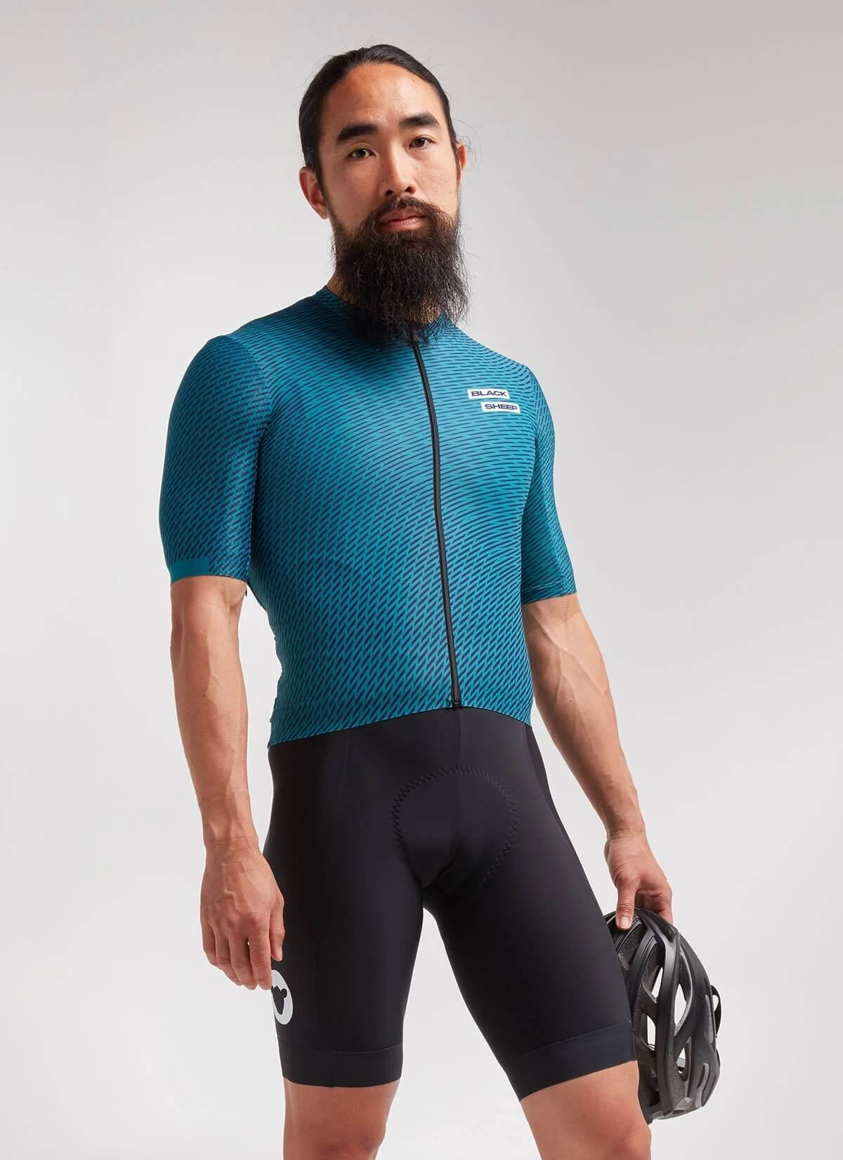 Teal Slash Aero Racing Men's Jersey 4 Teal Slash Aero Racing Men's Jersey – Image 4