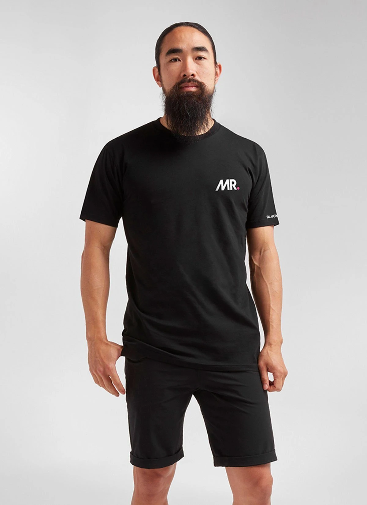 Black MR Men's Crew Tee