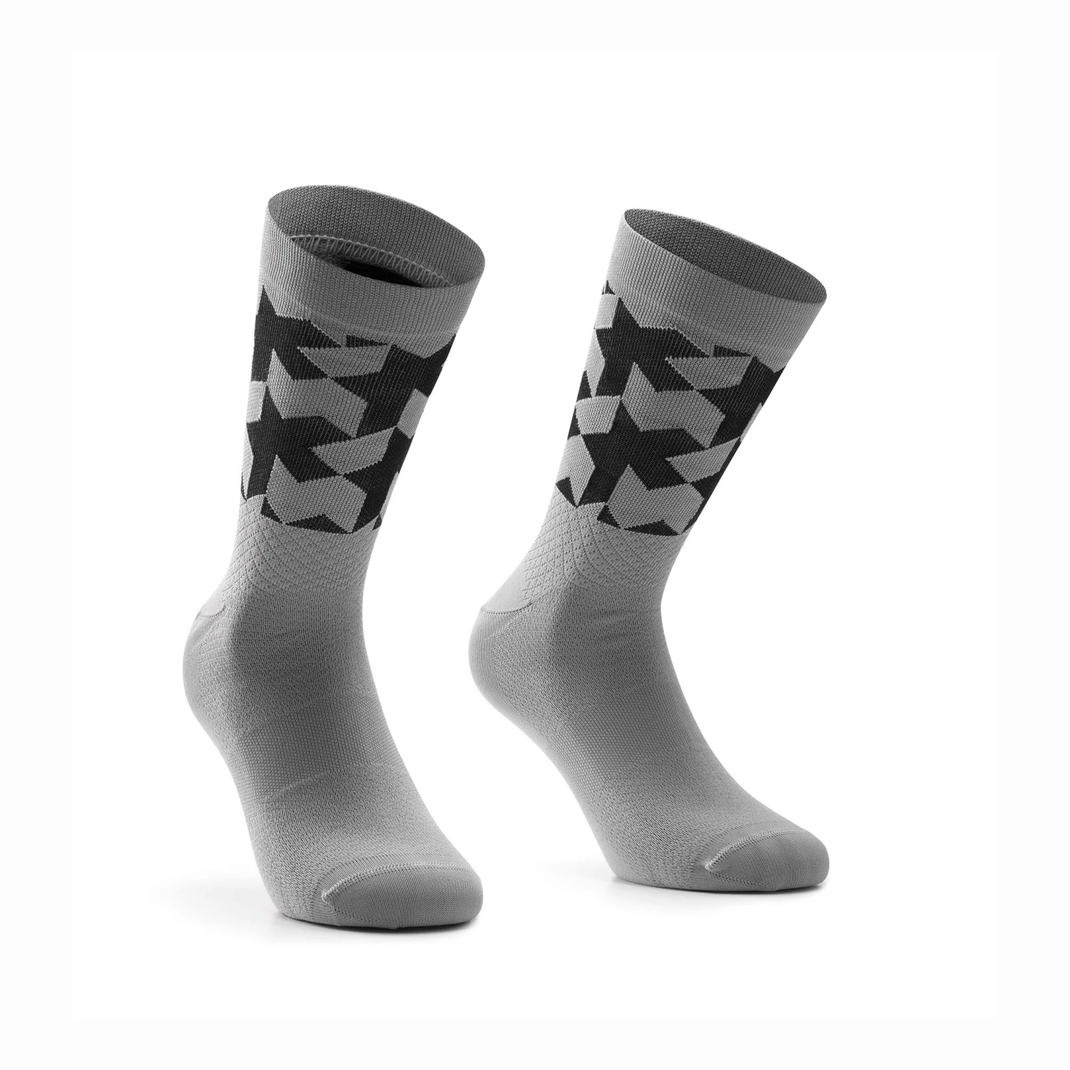 Assos Gerva Grey Monogram Socks EVO 1 Assos Gerva Grey Monogram Socks EVO