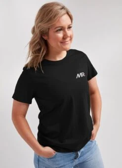 Black MR Women's Crew Tee