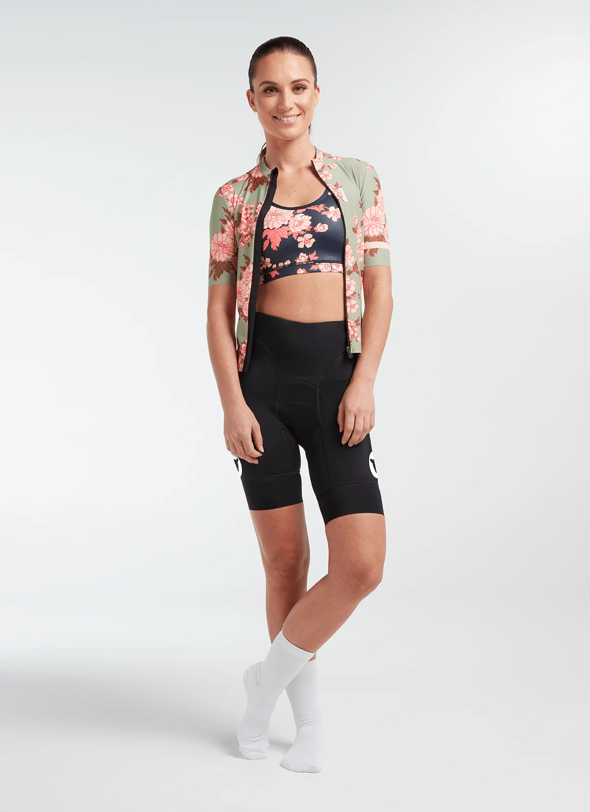 Navy Gardenia WMN Women's Crop 2 Navy Gardenia WMN Women's Crop – Image 2