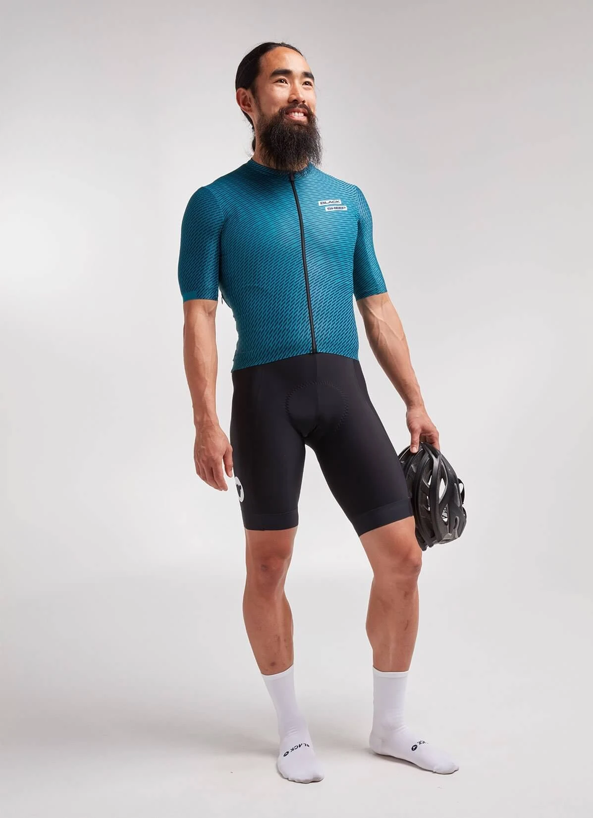 Teal Slash Aero Racing Men's Jersey 1 Teal Slash Aero Racing Men's Jersey