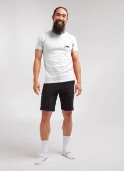 White MR Men's Crew Tee