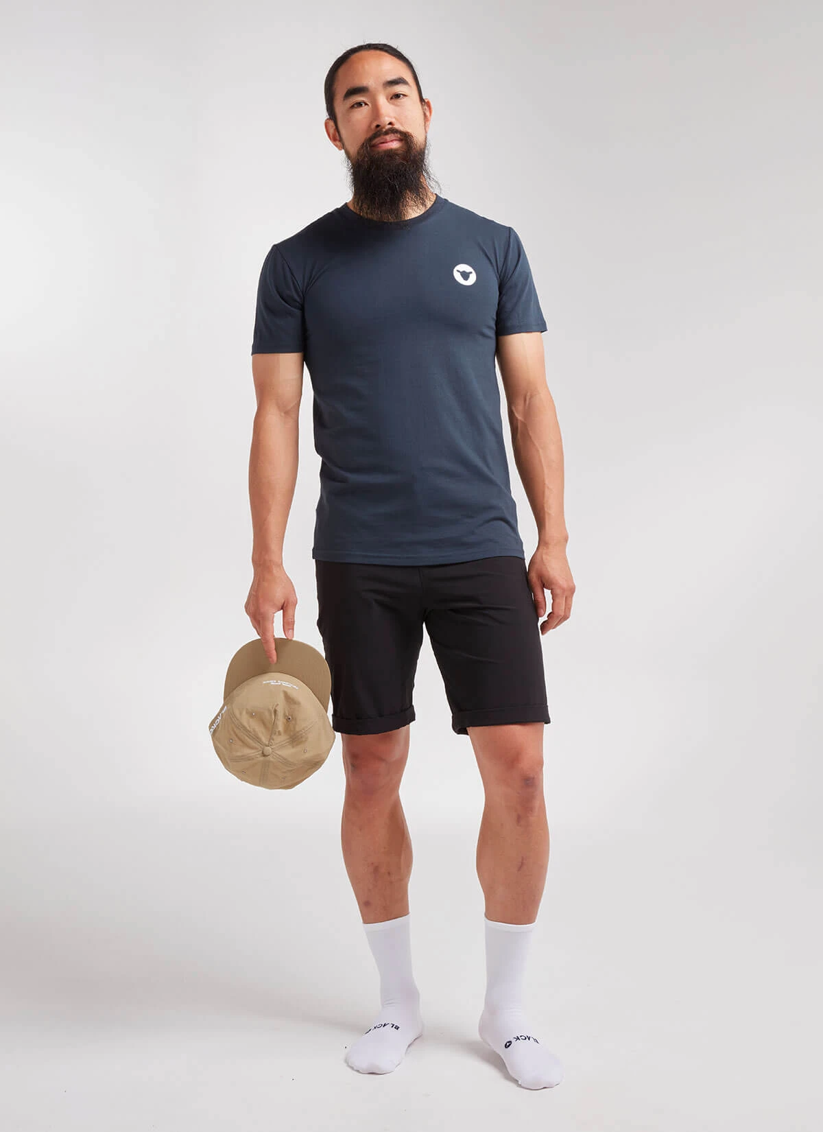 Navy Logo Men's Crew Tee – Image 2