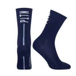 Navy White PLTN Socks