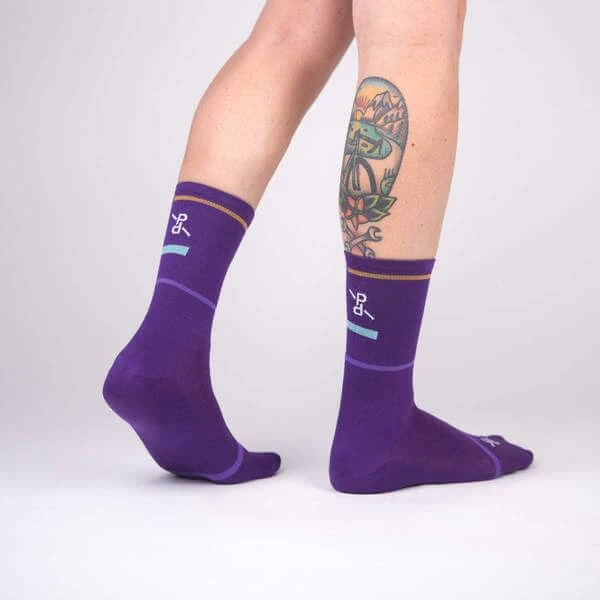 Deep Purple Laser PLTN Socks 2 Deep Purple Laser PLTN Socks – Image 2
