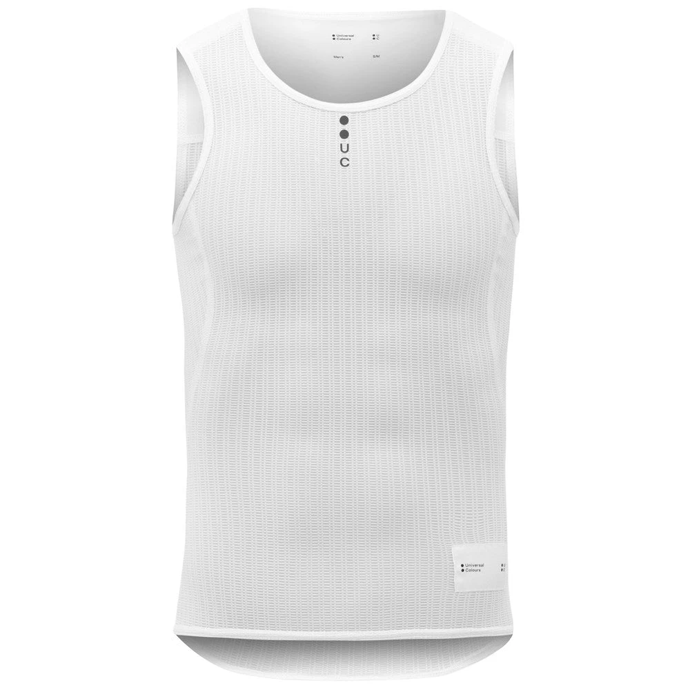 White Mono Men's Sleeveless Base Layer 1 White Mono Men's Sleeveless Base Layer