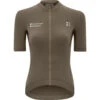 Mid Dark Brown Mono Short Sleeve Women's Jersey