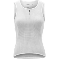 White Mono Women's Sleeveless Base Layer