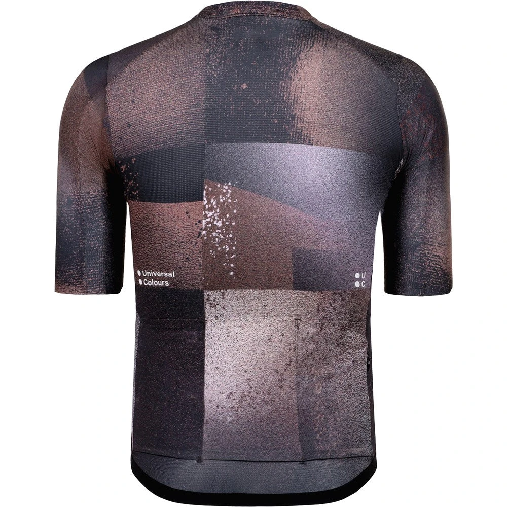 Cubic Brown Spectrum Men's Short Sleeve Jersey 2 Cubic Brown Spectrum Men's Short Sleeve Jersey – Image 2
