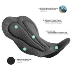 Black Ultralight Men's Bib 5 Black Ultralight Men's Bib -Vêtements De Sport Velocio Black Ultralight Men CyclingBib Padding VeloVeloSingapore