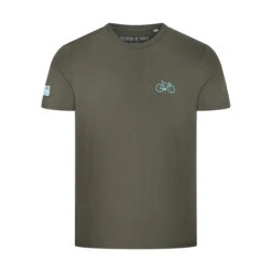 Bike T-shirt Embroidered - Khaki