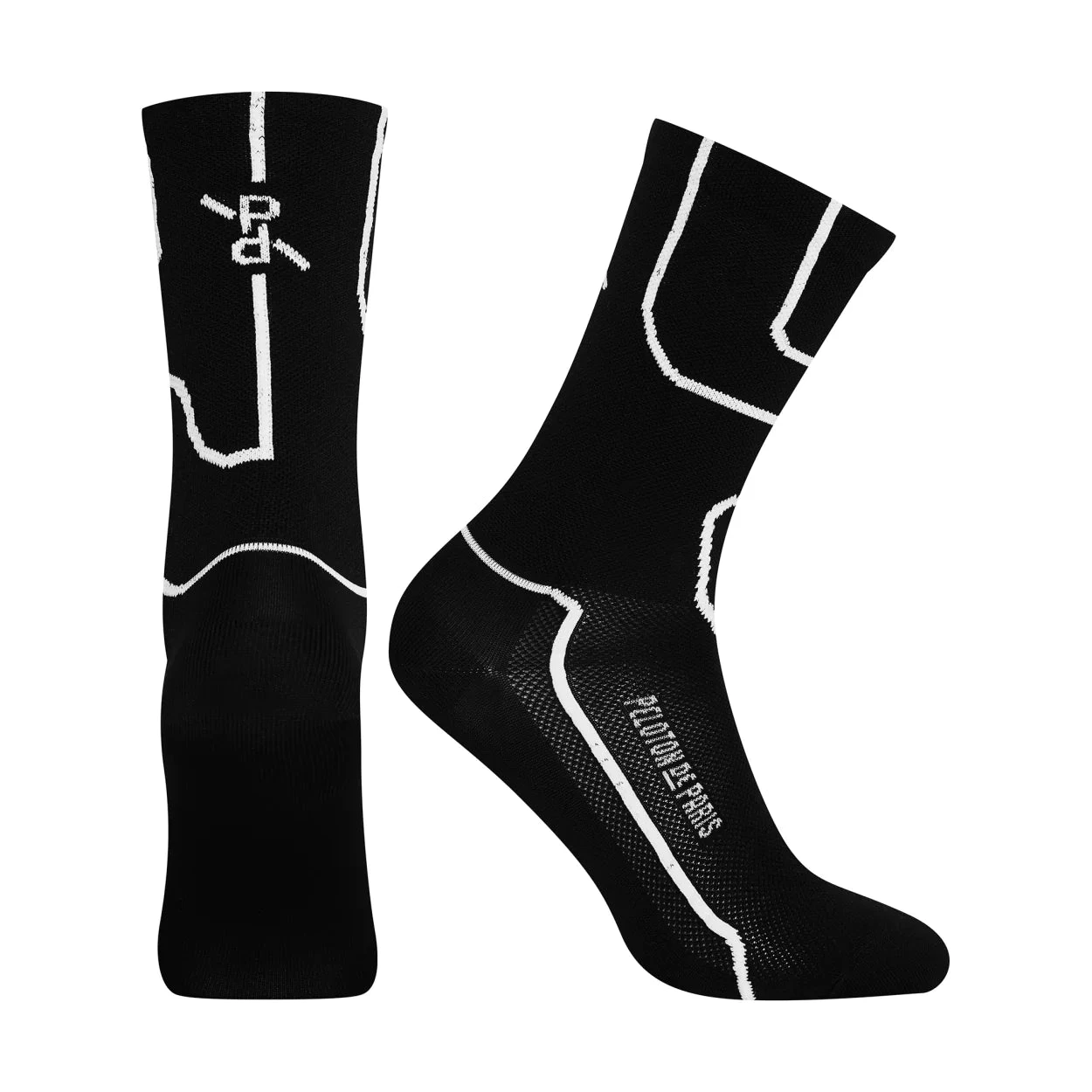 TRON PROLEN CYCLING SOCKS - BLACK 1 TRON PROLEN CYCLING SOCKS - BLACK