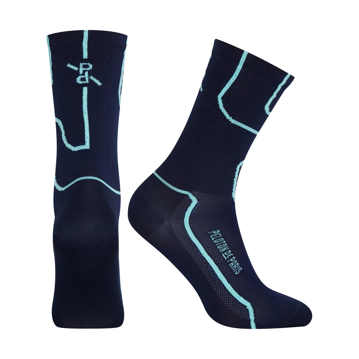 TRON PROLEN CYCLING SOCKS - NAVY 1 TRON PROLEN CYCLING SOCKS - NAVY